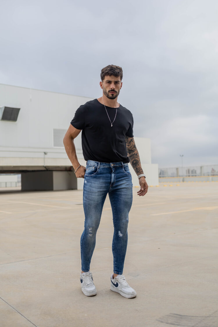 Calça Jeans Masculina Skinny Jeans