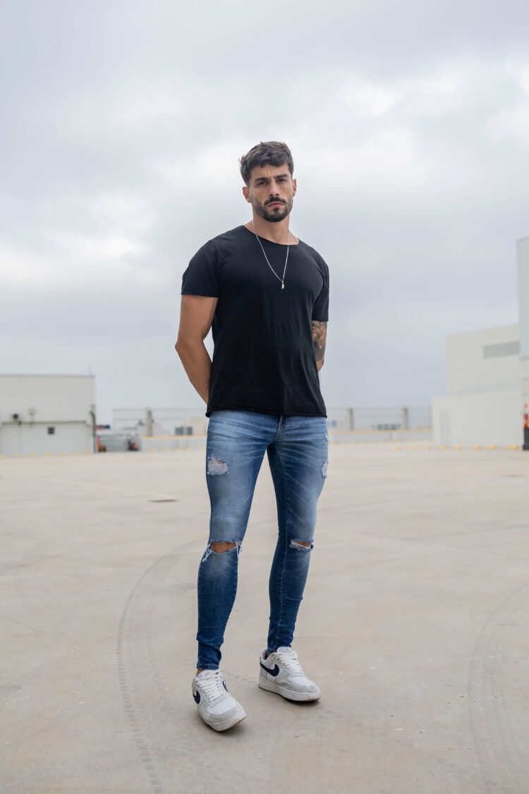 Calça Jeans Masculina Skinny Jeans