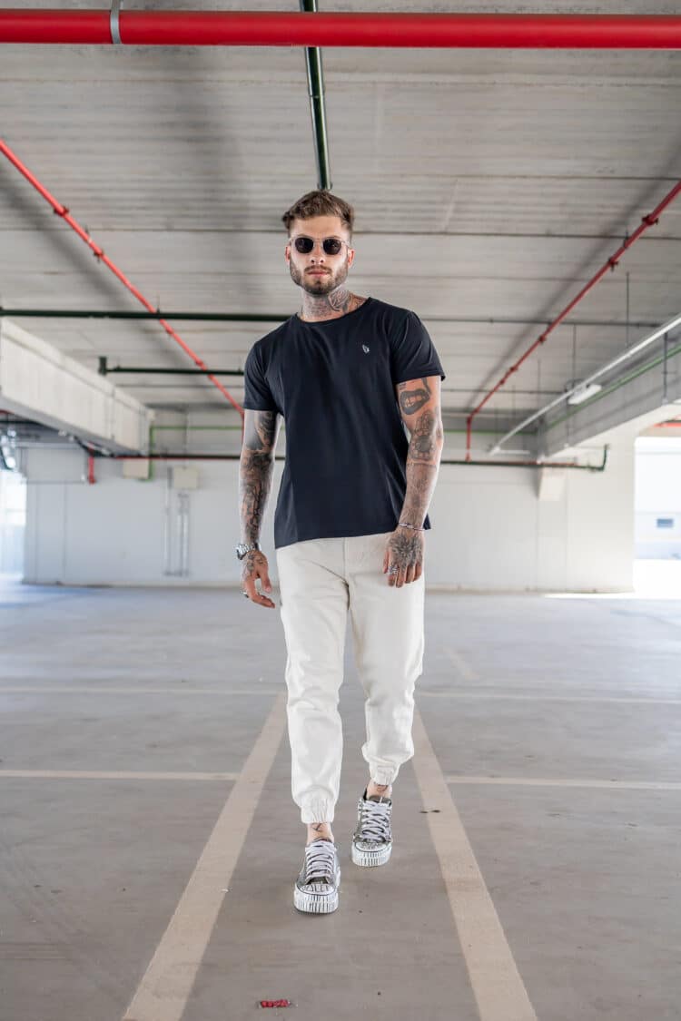 Jogger Masculina Off White